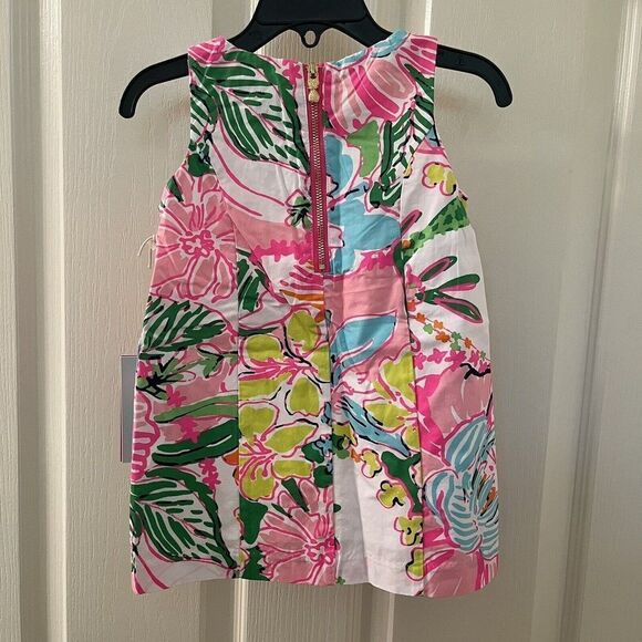 Lilly Pulitzer for Target Nosie Posey Floral Shift Dress Girls Size 18M NWT - Picture 7 of 10